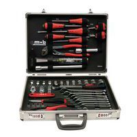 Hliníkový kufr s nářadím, sada 51 kusů nářadí