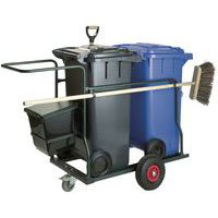 Kompletní údržbový vozík 2 x 120 l – Vepabins