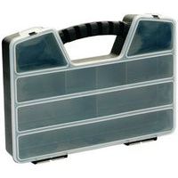 Plastový organizér Manutan Expert, 9 přihrádek, 24,3 x 18 x 4 cm