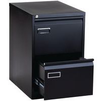 Jednořadá kovová kartotéka A4 Manutan Expert Ced, 2 zásuvky