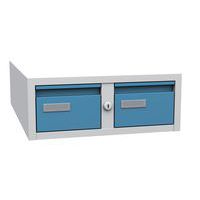 Samostatné dvouřadé kovové lístkovnice A6 Severn, 2 zásuvky