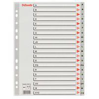 Plastové rozdružovače, písmenné, 10 ks