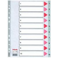 Plastové rozdružovače Esselte, 10 ks