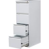 Jednořadé kovové kartotéky A4 Tyne, 4 zásuvky