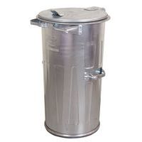 Kovová venkovní popelnice, objem 110 l