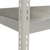 Přídavné police z ocelových panelů, 122 cm, 440 kg, pozink