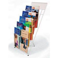 Univerzální držák na prospekty Frankfurt, 10 přihrádek C6