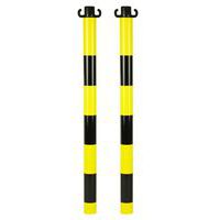 Pevné kovové zahrazovací sloupky Kit, výška 95 cm, 2 ks