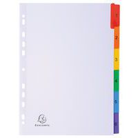 Číselné rozdružovače Exacompta, 31 ks