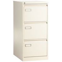 Jednořadá kovová kartotéka A4 Manutan Expert Cally, 3 zásuvky