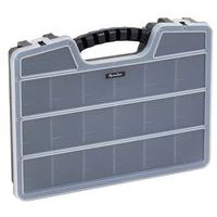 Plastový organizér Manutan Expert, 15 přihrádek, 40 x 30,5 x 6,2 cm