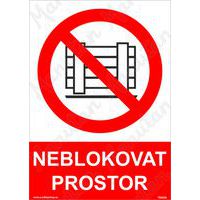 Zákazové tabulky - Neblokovat prostor