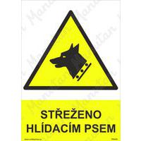 Výstražné tabulky - Střeženo hlídacím psem