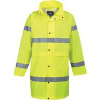 Reflexní Hi-Vis pláštěnka, délka 100 cm, žlutá