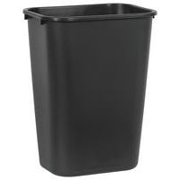 Plastový odpadkový koš Rubbermaid, 39 l, černá