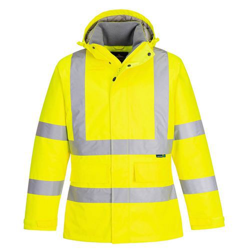 Zimn bunda Eco Hi-Vis, lut, vel. XXXL