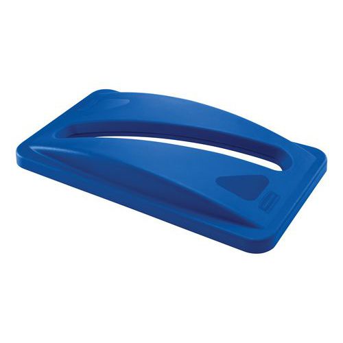 Vko na odpadkov koe Rubbermaid Slim Jim, 60 a 87 l, modr