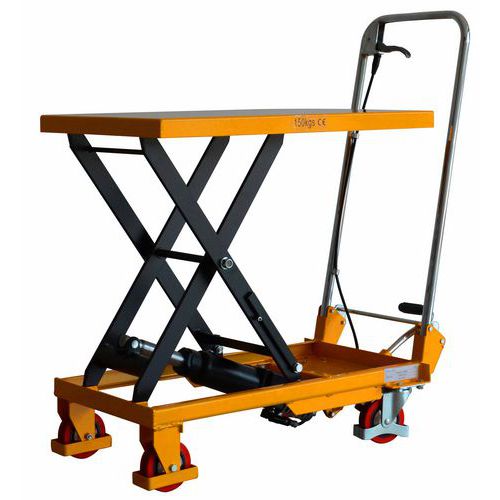 Mobiln zvedac hydraulick stl Lift, do 150 kg, deska 70 x 45