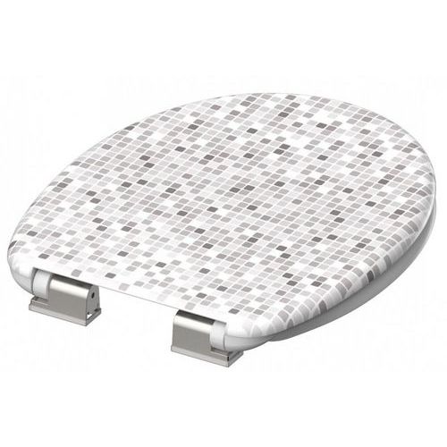 WC prknko Schtte, soft close, Mosaik Grau