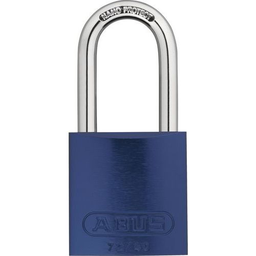 Bezpenostn visac zmek Abus 72/40HB40 KD, rozdln kl, modr