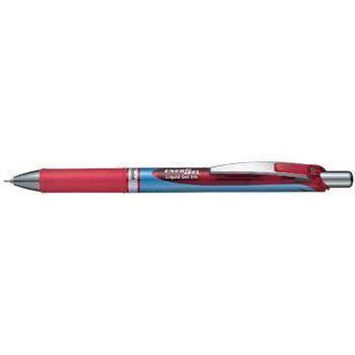 Kuličkové pero Pentel EnerGel BLN75, 5 ks, červené