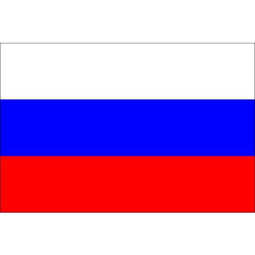 Mal sttn vlajka, s okem pro zaven, 16 x 11 cm, Rusko