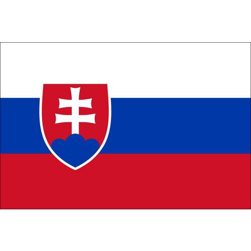 Sttn vlajka, se zlokou, 150 x 100 cm, Slovensko