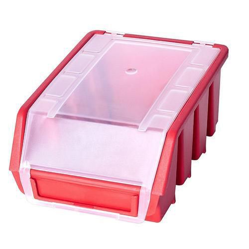 Plastov box Ergobox 2 Plus 7,5 x 16,1 x 11,6 cm, erven