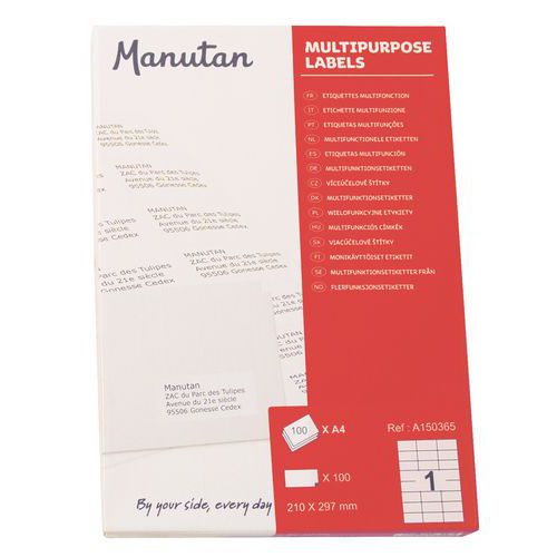 Samolepc etikety Manutan A4