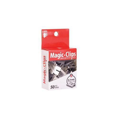 Kancelsk sponky Magic clips, 50 ks, 6,4 mm