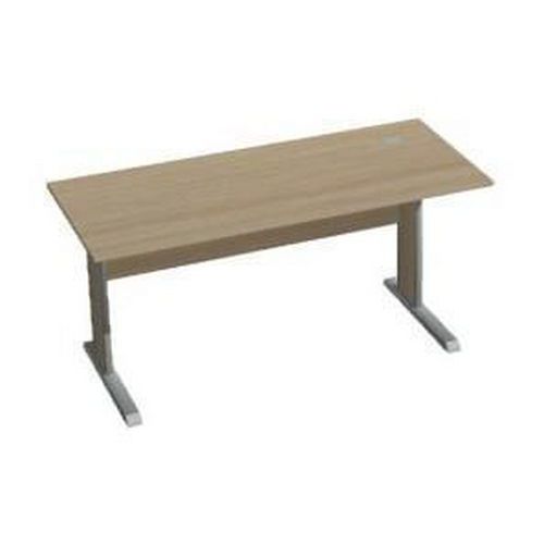 Kancelsk stl Set, 160 x 70 x 75 cm, rovn proveden, svtl