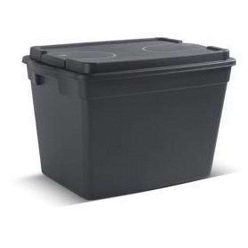 Plastový odolný úložný box s víkem, 60 l - Prodloužená záruka na 10 let