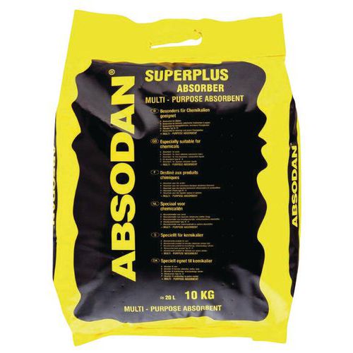 Sypk sorbent Absodan Super Plus, sorpn kapacita 10,5 l, balen