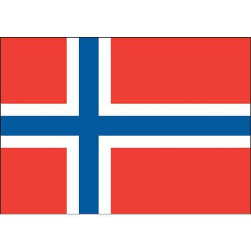 Sttn vlajka, s karabinou, 90 x 60 cm, Norsko