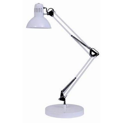 Kancelsk stoln lampa Poppins white se svorkou i podstavcem,