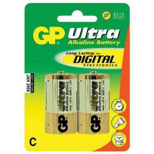 Baterie GP Ultra Alkaline LR14 (C, mal mono)