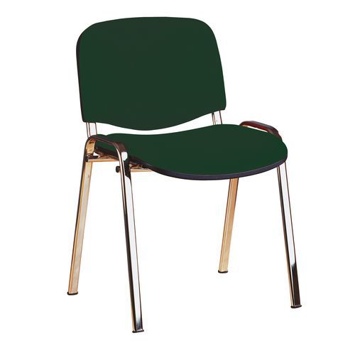 Konferenční židle ISO Chrom, zelená