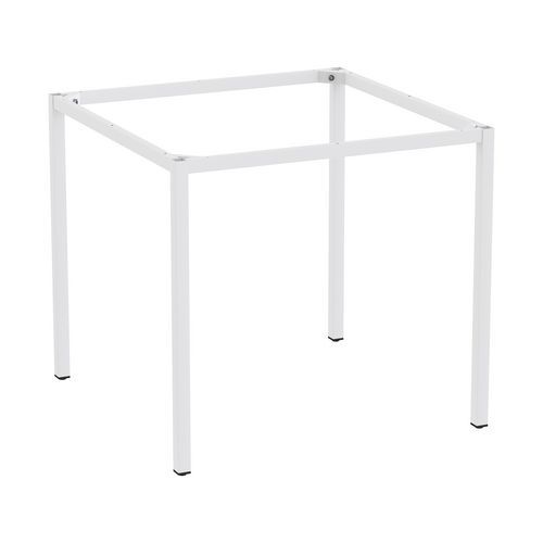 Rám a nohy pro jídelní stůl Versys, 800x800 mm, světle šedá RAL7
