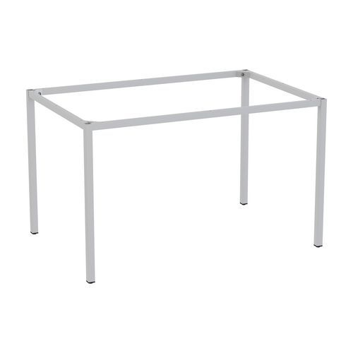 Rám a nohy pro jídelní stůl Versys, 1200x800 mm, stříbrná RAL900