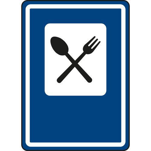 Dopravn znaka Restaurace (IJ11a)