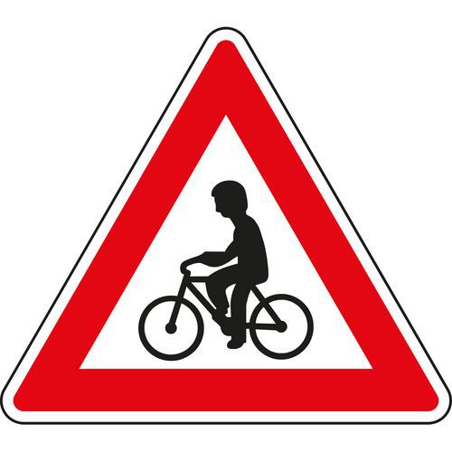 Dopravní značka Cyklisté (A19)