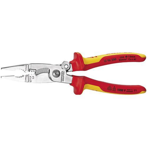 Elektroinstalan klet Knipex 200 mm - Kliknutm na obrzek zavete