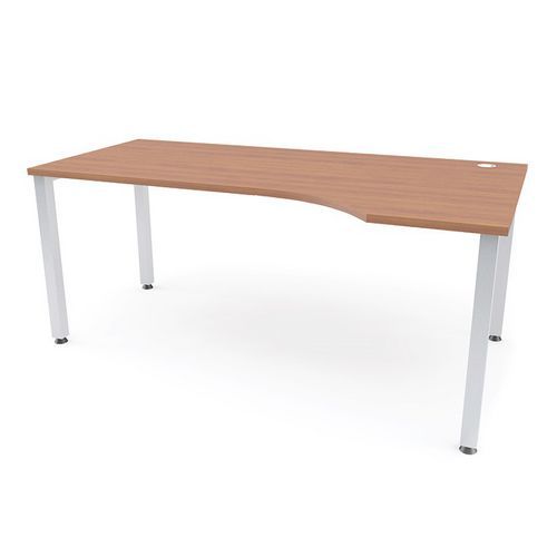 Ergo kancelsk stl Abonent, 180 x 100 x 75 cm, prav proveden