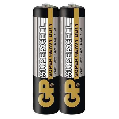 Zinkouhlkov baterie GP Supercell R03 (AAA) flie