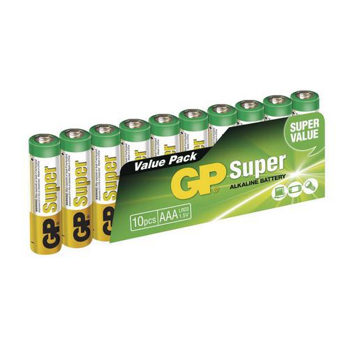 Alkalick baterie GP Super LR03 (AAA) flie