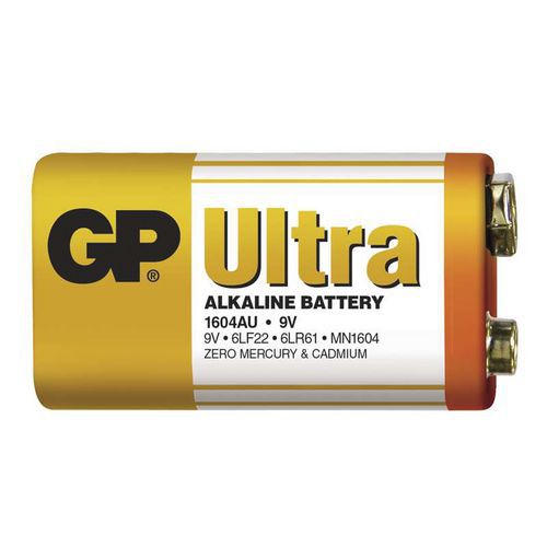 Alkalick baterie GP Ultra 6LF22 (9V) flie