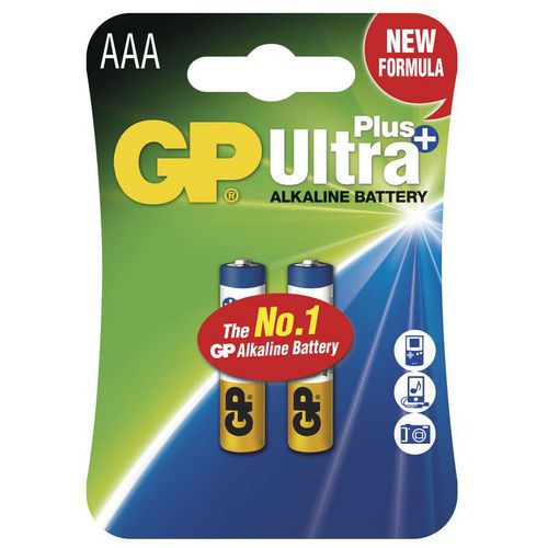 Alkalick baterie GP Ultra Plus LR03 (AAA), blistr