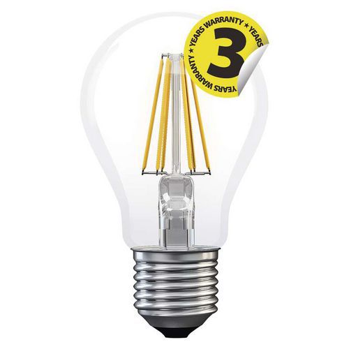 LED rovka Filament A60 A++ 6W E27 tepl bl
