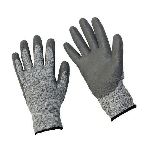 Polyethylenov rukavice Manutan polomen v polyuretanu, ed,
