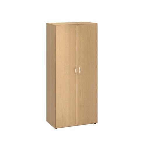 Vysoká šatní skříň Alfa 500, 178 x 80 x 47 cm, dezén buk